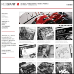 Screen shot of the Red Giant Projects Ltd website.