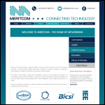 Screen shot of the Meritcom Ltd website.