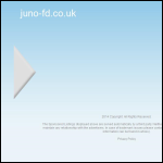 Screen shot of the Juno Financial Direction Ltd website.