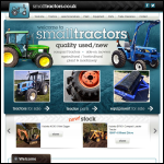 Screen shot of the Smalltracktors.co.uk website.