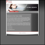 Screen shot of the The Felix Press Ltd website.