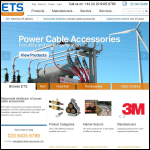 Screen shot of the E.T.S. Portsmouth Ltd website.