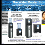Screen shot of the The Water Cooler Store website.