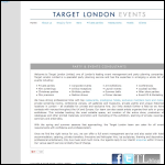 Screen shot of the Target London Ltd website.
