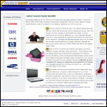 Screen shot of the Laptops Repair website.
