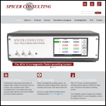 Screen shot of the Spicer Consulting Ltd website.