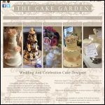 Screen shot of the The Cake Garden website.
