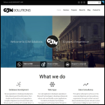 Screen shot of the G3m Solutions Ltd website.