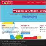 Screen shot of the Anthony Peters Manufacturing Company Ltd website.