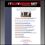 Screen shot of the The Television Set website.