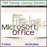 Screen shot of the TS3 Training website.