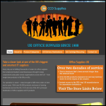 Screen shot of the C C O Supplies Ltd website.