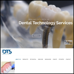 Screen shot of the Dental Technology Services International website.