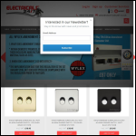 Screen shot of the Abm Electrical Distributors website.