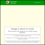 Screen shot of the The Dawg's Biscuits website.
