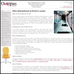 Screen shot of the Octopus Interiors Ltd website.