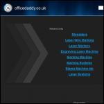 Screen shot of the Officedaddy website.