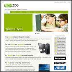 Screen shot of the Technology Zoo Ltd website.