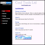 Screen shot of the Cool Tools Ltd website.