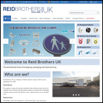 Screen shot of the Reid Brothers UK website.