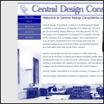 Screen shot of the Central Design Consultants Ltd website.