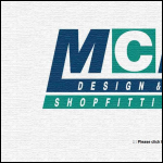 Screen shot of the M C H Design & Shopfitting Ltd website.