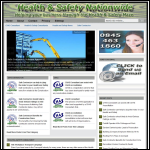 Screen shot of the Health & Safety Nationwide Ltd website.