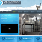 Screen shot of the Ice Systems Ltd website.