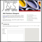 Screen shot of the J & S Painter & Decorators website.