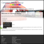 Screen shot of the Claremont Media Group website.