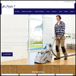 Screen shot of the Peak Flooring website.