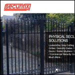 Screen shot of the Securifix Security Systems Ltd website.