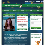 Screen shot of the Top Hat Money website.