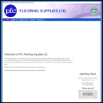 Screen shot of the PFC Flooring Supplies Ltd website.