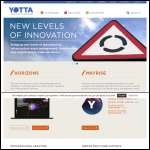 Screen shot of the Yotta website.