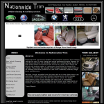 Screen shot of the Nationwide Trim website.
