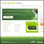 Screen shot of the Town Grass website.