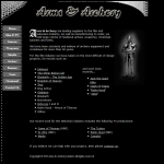 Screen shot of the Arms & Archery website.