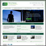 Screen shot of the PMC & Partners website.