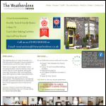 Screen shot of the The Weatherdene Guest House website.