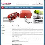 Screen shot of the Vanlocker Ltd website.