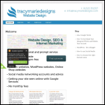 Screen shot of the Tracymariedesigns website.