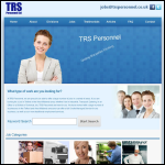 Screen shot of the TRS Personnel website.