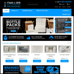 Screen shot of the Chilled Packaging website.