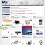 Screen shot of the GEN3 Systems Ltd website.