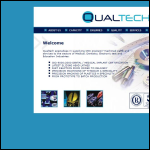 Screen shot of the Qualtech Ltd website.