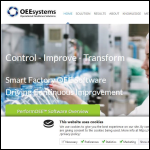 Screen shot of the OEESystems website.