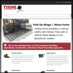 Screen shot of the Tighe Engineering Ltd website.