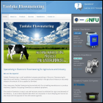 Screen shot of the Tanlake Flowmetering website.