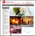 Screen shot of the Trevor Green Floral Sundries website.
